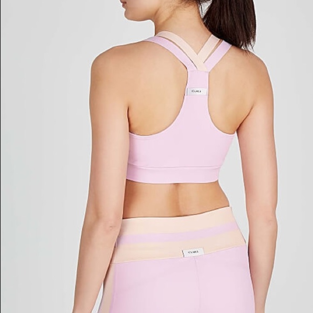 Vaara Lin Crop Bra in Lilac